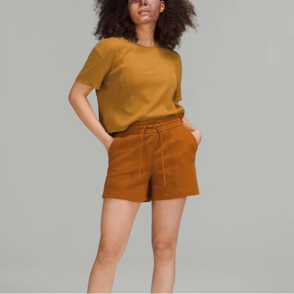 Lululemon Loungeful High-Rise Short 4" Butternut Brown